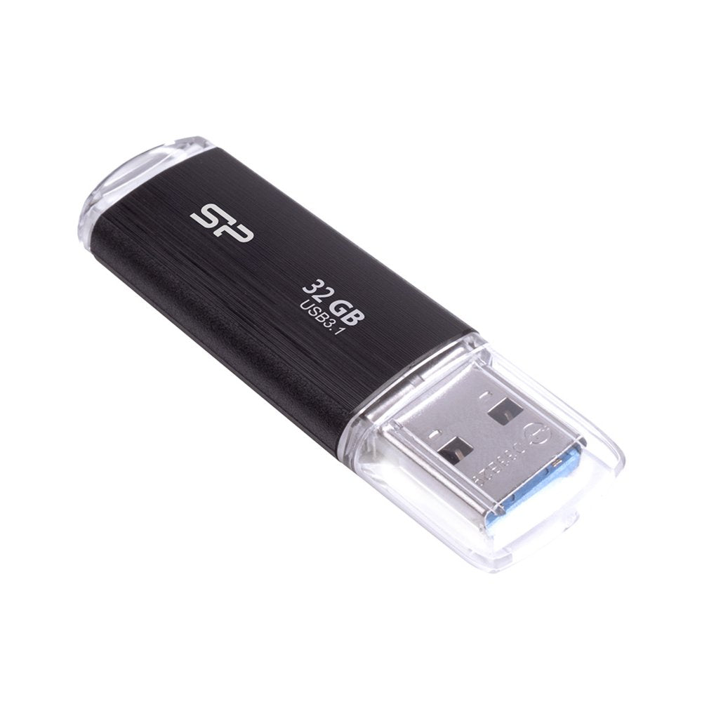 Silicon Power Blaze B02 | 32GB USB-A 3.2 Flash Drive | Zwart - Matmuis