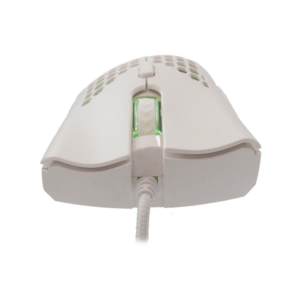 Baracuda CORAL RGB | Bedrade Gaming Muis | USB-A | 12800 DPI | Wit - Matmuis - Matmuis