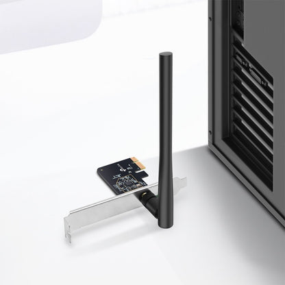 TP-Link Archer T2E | Wi-Fi 5 PCIe Adapter | Dual-band (2,4 GHz / 5 GHz) | 600 Mbps | PCIe x1 - Matmuis - Matmuis