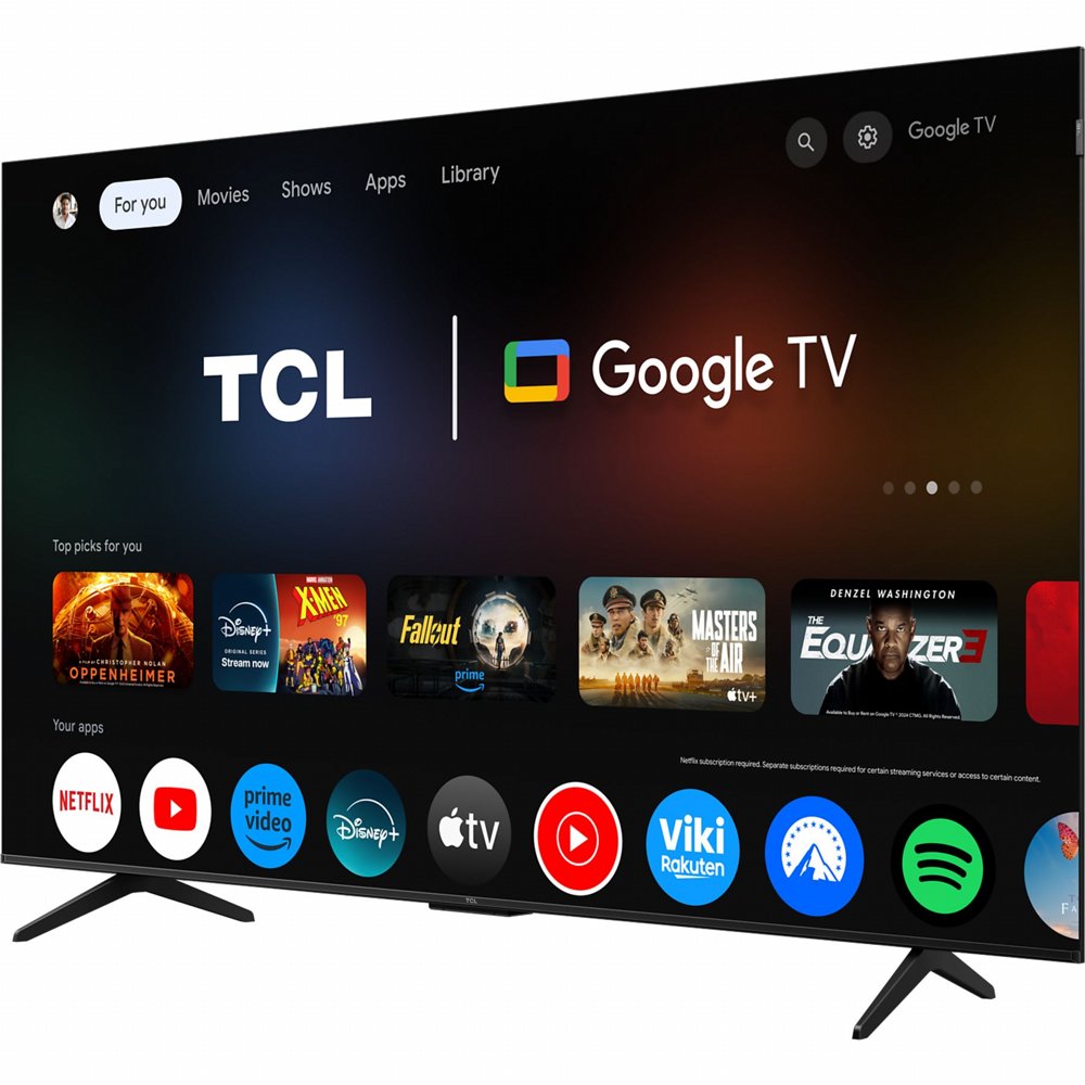 TCL 65T69C | 65" 4K Ultra HD QLED Smart TV | 60Hz | Google TV + Wifi | Dolby Vision | HDMI 2.1 (2025)
