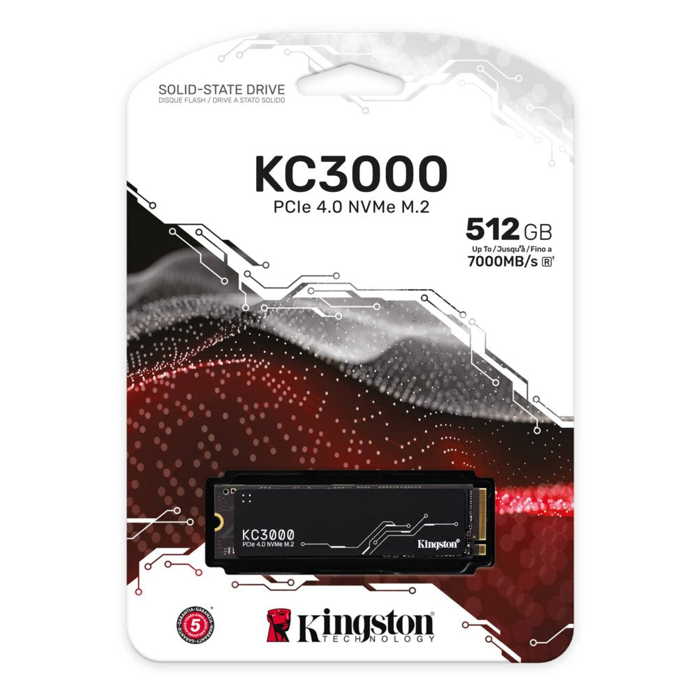 Kingston KC3000 | 512GB M.2 NVMe SSD | PCIe 4.0 x4 | 3D TLC NAND - Matmuis