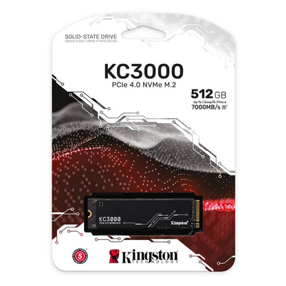 Kingston KC3000 | 512GB M.2 NVMe SSD | PCIe 4.0 x4 | 3D TLC NAND - Matmuis