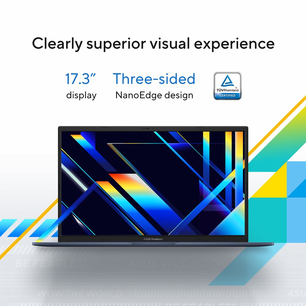 ASUS Vivobook 17 X1704VA | 17.3'' Full HD IPS | Intel Core 5 120U | 16GB RAM | 512B SSD | W11 Home | Quiet Blue