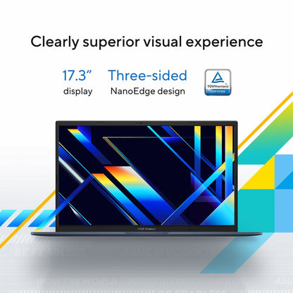 ASUS Vivobook 17 X1704VA | 17.3'' Full HD IPS | Intel Core 5 120U | 16GB RAM | 512B SSD | W11 Home | Quiet Blue | OPEN BOX