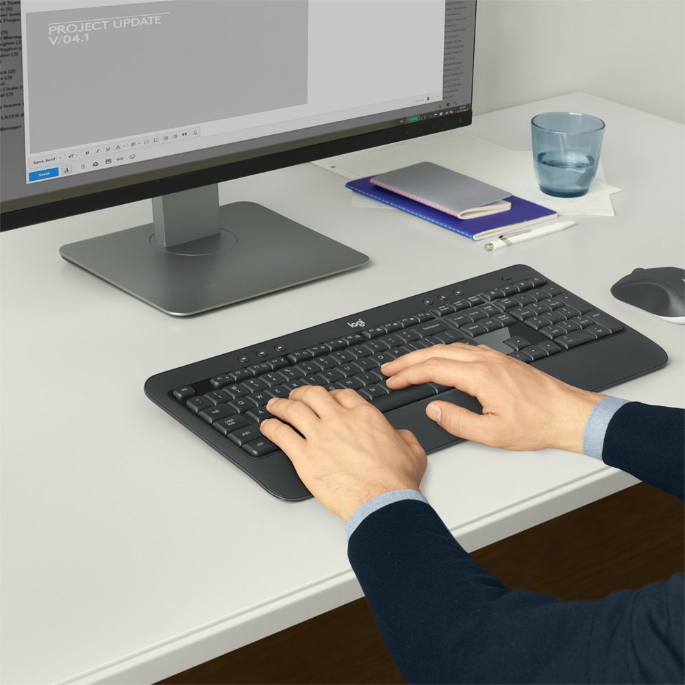 Logitech MK540 Advanced | Draadloze Muis- en Toetsenbordcombo | AZERTY | België - Matmuis - Matmuis