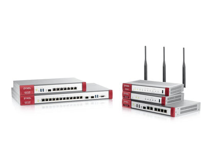 Zyxel USG Flex 100 | Firewall (Hardware) | 900 Mbit/s | 5x Gigabit LAN/WAN | VPN & UTM Beveiliging | Desktopbehuizing