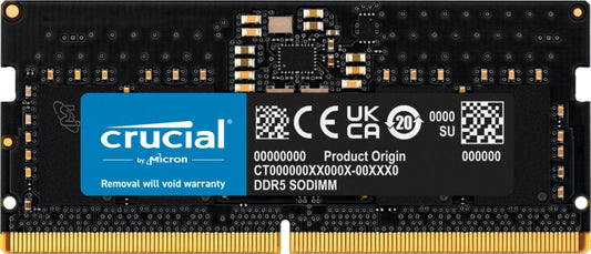 Crucial | 1x8GB DDR5 | 4800MHz | SODIMM | CL40 | Geheugenmodule | RAM - Matmuis - Matmuis
