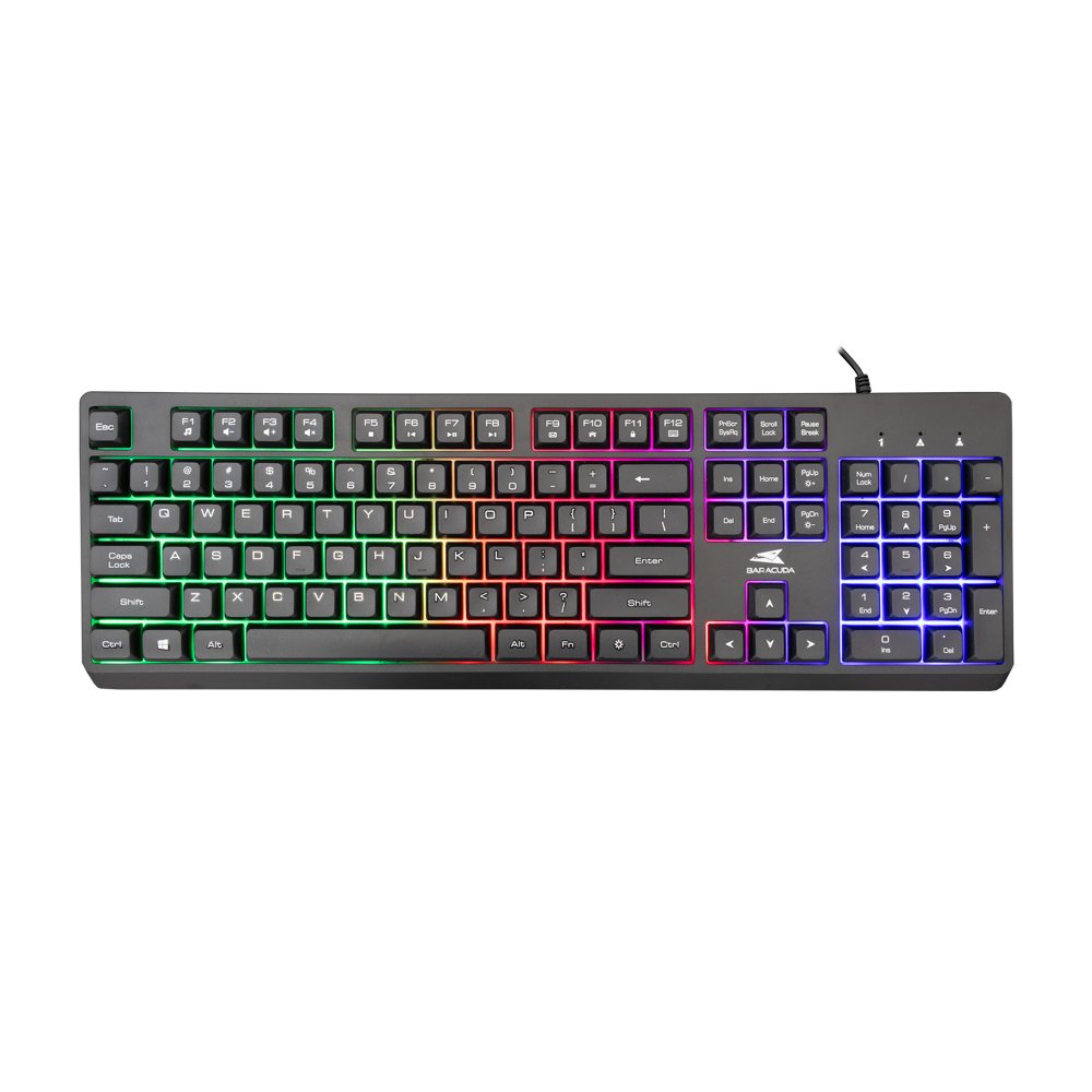 Baracuda STARFISH RGB | Bedraad Gaming Toetsenbord | QWERTY - Matmuis