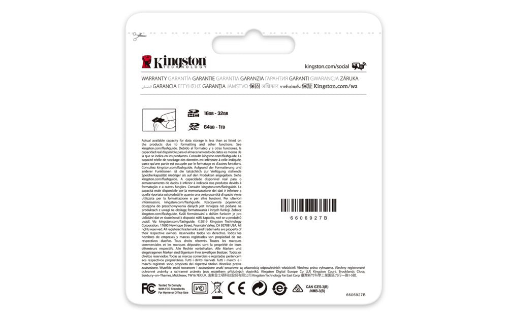 Kingston Canvas Select Plus | SDXC | 256GB | Class 10 | UHS-I U1 - Matmuis