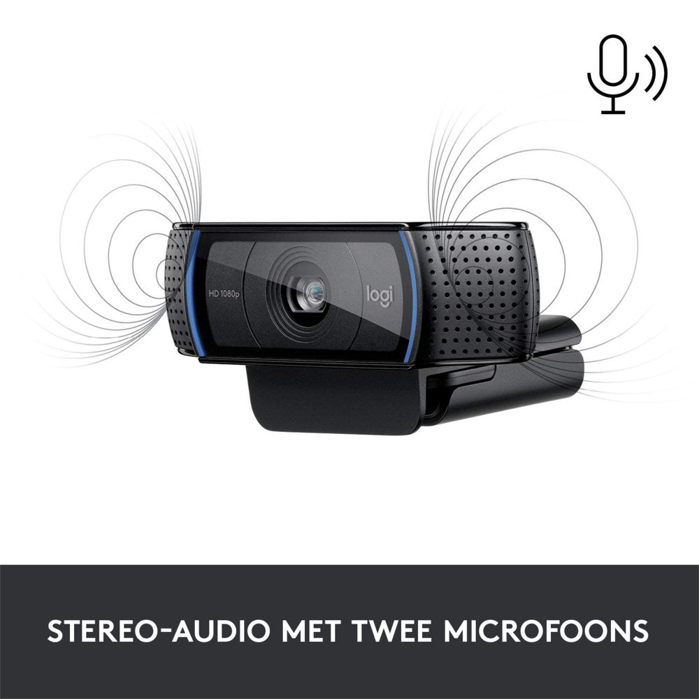 Logitech C920 HD | 1080p 30FPS USB Webcam | Met Microfoon - Matmuis - Matmuis
