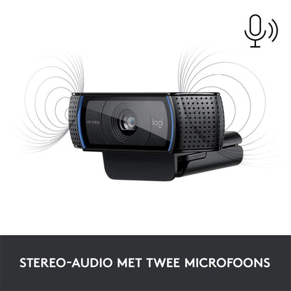Logitech C920 HD | 1080p 30FPS USB Webcam | Met Microfoon - Matmuis - Matmuis
