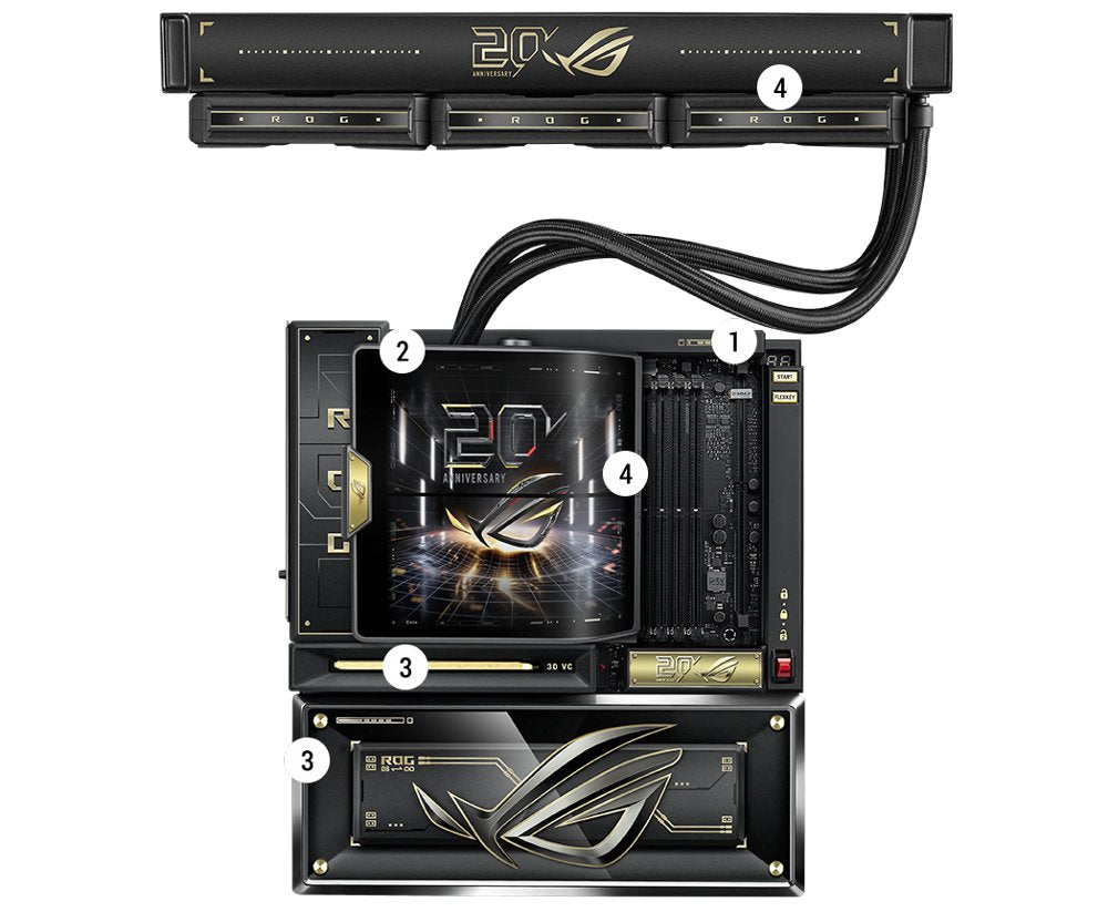 ASUS ROG Crosshair X870E Edition 20 | AM5 | DDR5 | PCIe 5.0 | Wi-Fi 7 | 10GbE | E-ATX Moederbord