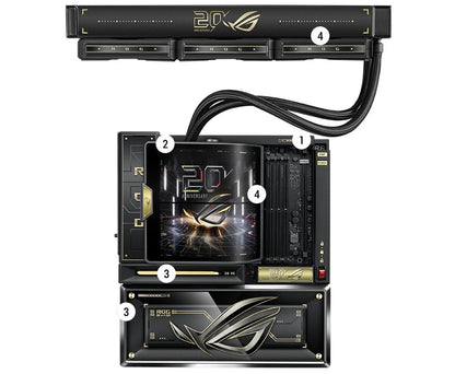 ASUS ROG Crosshair X870E Edition 20 | AM5 | DDR5 | PCIe 5.0 | Wi-Fi 7 | 10GbE | E-ATX Moederbord