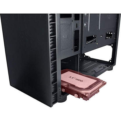 Inter-Tech CXC2 Blue Light | Midi Tower Case | Zwart - Matmuis