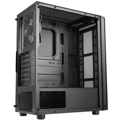 Azza Spectra RGB | Midi Tower Case | Zwart - Matmuis