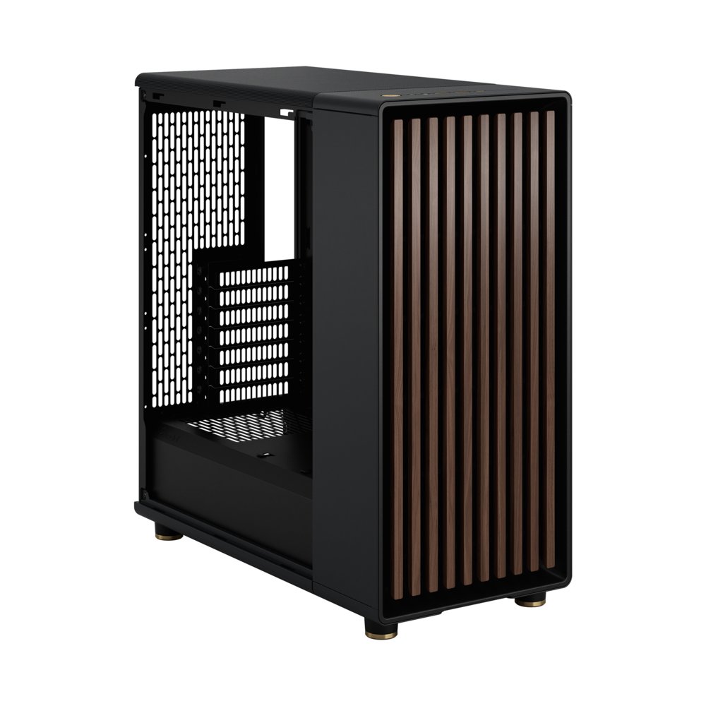 Fractal Design North TG Clear Charcoal | Midi Tower Case | Zwart