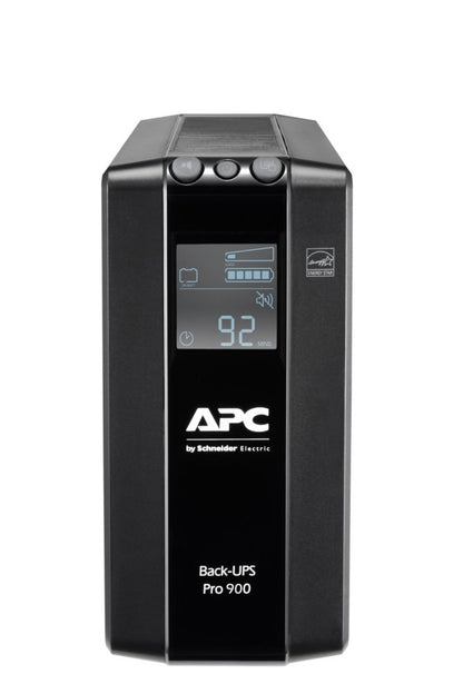 APC Back-UPS Pro BR900MI | 900 VA | 6x IEC C13 Stopcontacten | AVR Spanningstabilisatie | LCD-Statusdisplay - Matmuis - Matmuis
