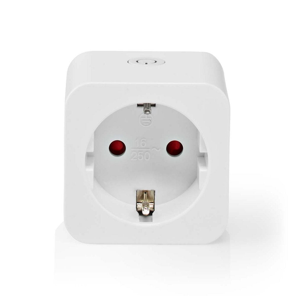 Nedis WIFIP121FWT | Wi-Fi Smart Plug | 3680 W | Energiemeter | Spraakbediening | Wit - Matmuis