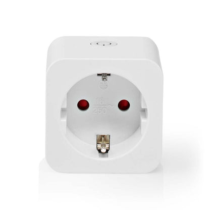 Nedis WIFIP121FWT | Wi-Fi Smart Plug | 3680 W | Energiemeter | Spraakbediening | Wit - Matmuis