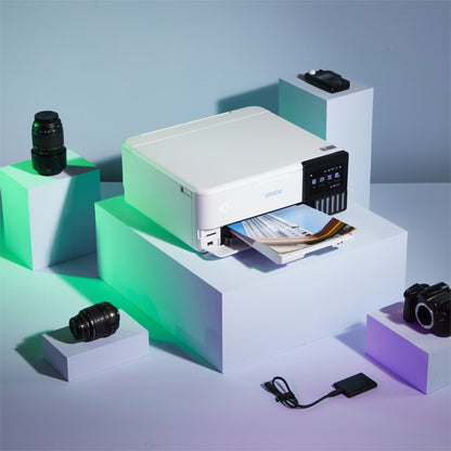 Epson EcoTank ET-8500 | All-in-One Inkjetprinter | 6-Kleuren Inktsysteem | A4 | Wi-Fi | Wit - Matmuis - Matmuis