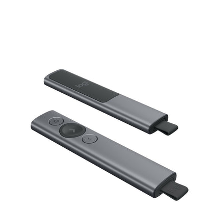 Logitech Spotlight | Draadloze Presenter | Bluetooth/RF | Grijs