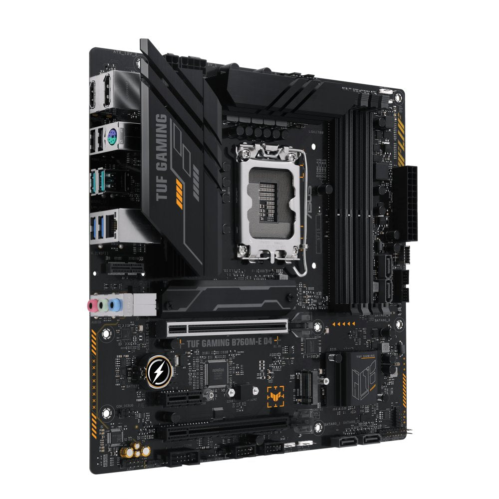 ASUS TUF GAMING B760M-E D4 | Socket LGA 1700 | Intel B760 | 4xDDR4 | Micro-ATX | Moederbord - Matmuis - Matmuis
