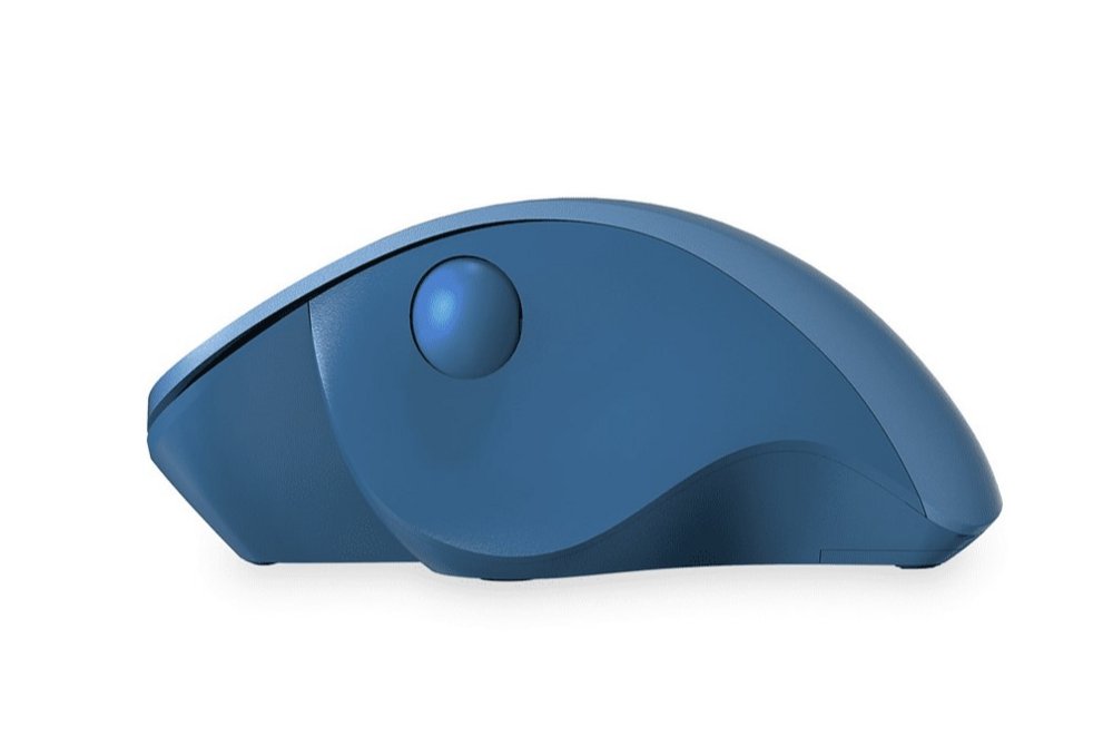 Qware Luton | Draadloze Muis | Rechtshandig | RF | 1600 DPI | Blauw - Matmuis