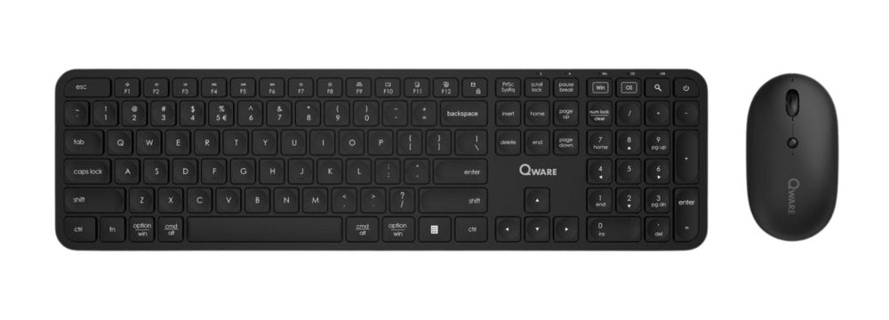Qware Eastbourne | Draadloze Muis en Toetsenbordcombo | QWERTY - Matmuis