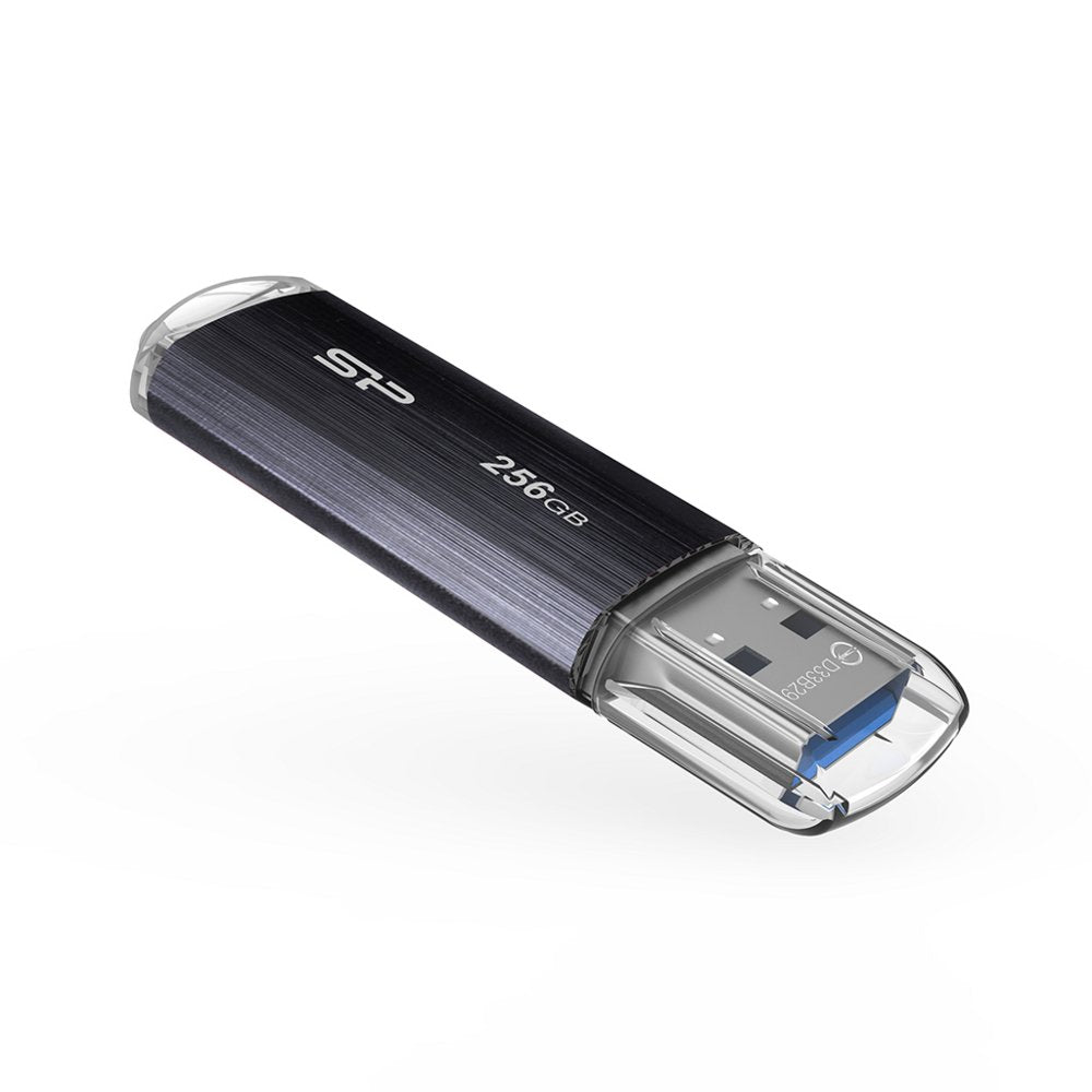 Silicon Power Blaze B02 | 256GB USB-A 3.2 Flash Drive | Zwart - Matmuis