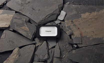 Kingston XS2000 | Externe SSD | 2000GB | USB 3.2 Gen 2x2 | Compact & Snel | Zilver/Zwart - Matmuis