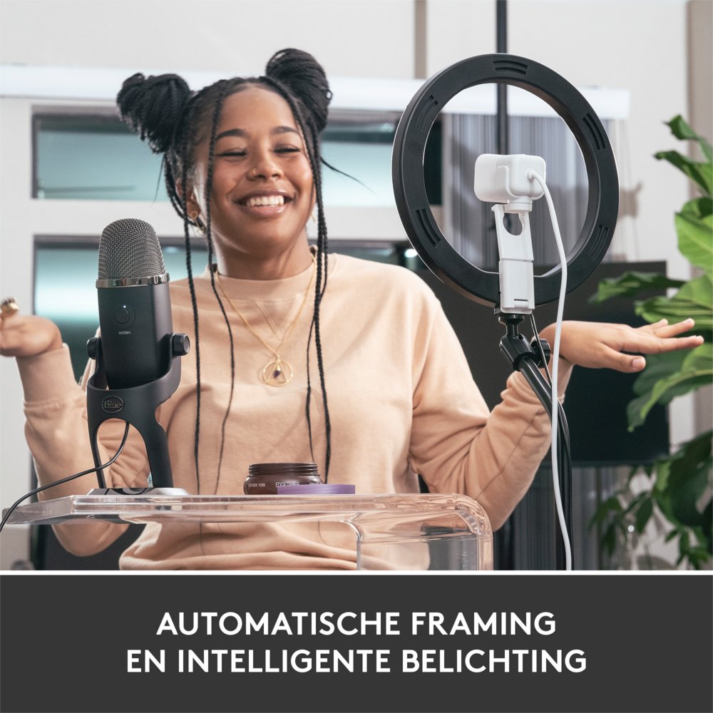 Logitech StreamCam | 1080p 60FPS USB-C Webcam met Microfoon | Wit - Matmuis