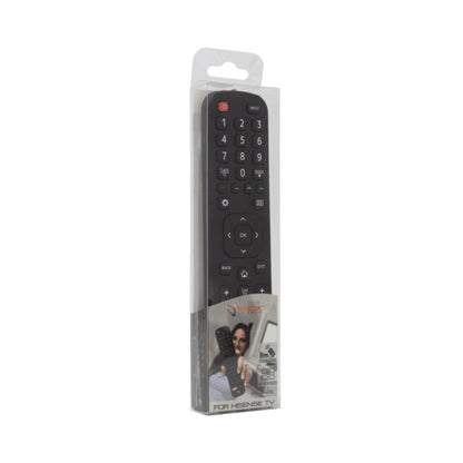 SBOX RC-01405 | Afstandsbediening | Geschikt voor Hisense TV's | Zwart - Matmuis