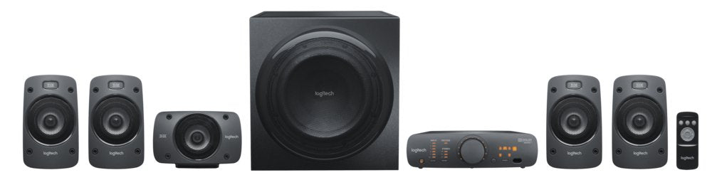 Logitech Z906 | 5.1 Surround Sound Speakerset | THX Gecertificeerd | 500W RMS | Digitale Decodering (Dolby Digital & DTS) - Matmuis