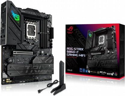ASUS ROG Strix B860-F GAMING WIFI | Socket LGA 1851 | Intel B860 | 4xDDR5 | ATX | Moederbord - Matmuis - Matmuis