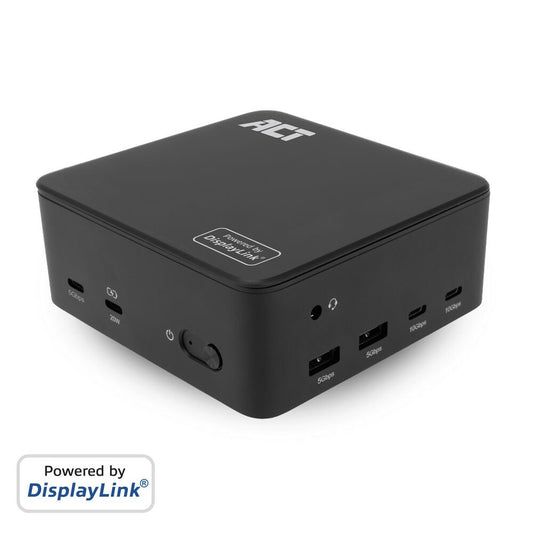 ACT Universeel USB-C Dockingstation | 4K | 3 Monitoren via HDMI en DisplayPort | DisplayLink - Matmuis - Matmuis