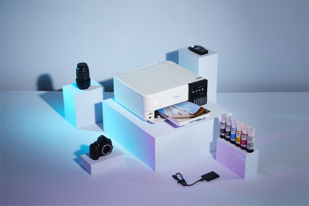 Epson EcoTank ET-8500 | All-in-One Inkjetprinter | 6-Kleuren Inktsysteem | A4 | Wi-Fi | Wit - Matmuis - Matmuis