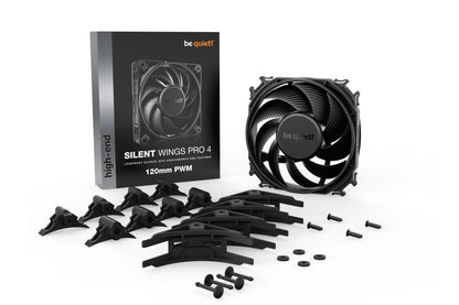 be quiet! Silent Wings Pro 4 | 120mm PWM Case Fan | Zwart - Matmuis - Matmuis