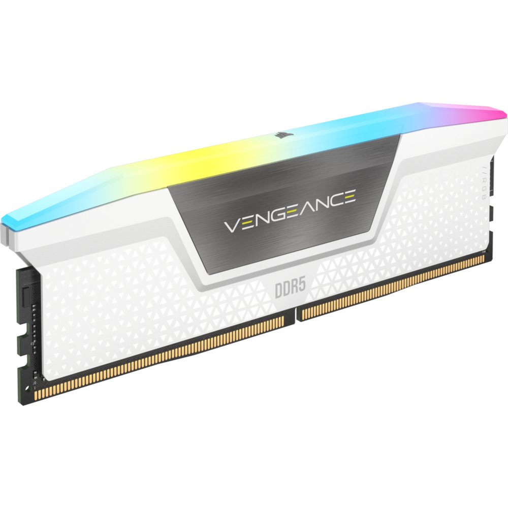 Corsair Vengeance RGB Wit | 32GB 2x16GB DDR5 | 6000MHz | DIMM | CL40 | Geheugenmodule | RAM - Matmuis - Matmuis
