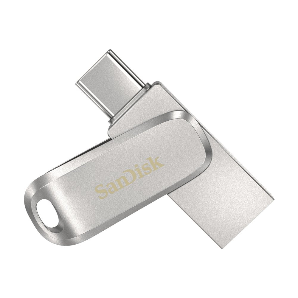 SanDisk Ultra Dual Drive | 1TB USB-C 3.2 & USB-A 3.2 Flash Drive | Roestvrijstaal - Matmuis