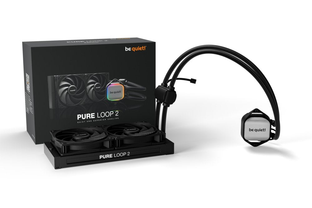 be quiet! PURE LOOP 2 240mm | All-in-One CPU Waterkoeler | Zwart - Matmuis - Matmuis