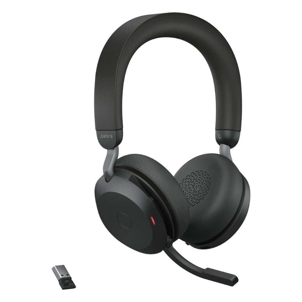 Jabra Evolve2 75 | Draadloze On-Ear Headset met USB | Zwart - Matmuis - Matmuis