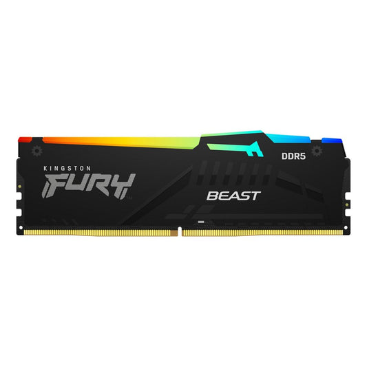 Kingston Fury Beast RGB | 1x32GB DDR5 | 5200MHz | DIMM | CL40 | Geheugenmodule | RAM - Matmuis - Matmuis