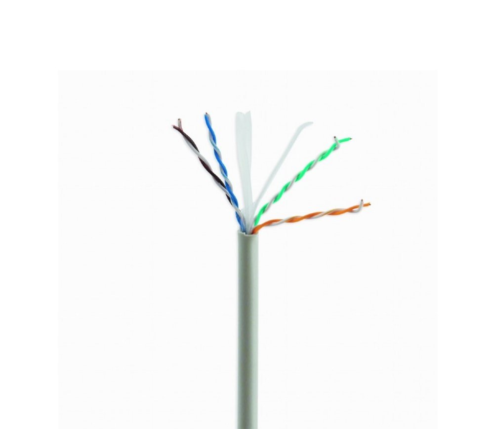 Gembird U/UTP Cat 6 Netwerkkabel | 100 m | Grijs - Matmuis