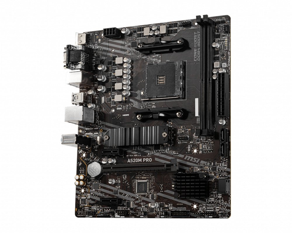 MSI A520M PRO | Socket AM4 | AMD A520 | 2xDDR4 | Micro-ATX | Moederbord - Matmuis - Matmuis