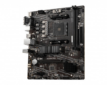 MSI A520M PRO | Socket AM4 | AMD A520 | 2xDDR4 | Micro-ATX | Moederbord - Matmuis - Matmuis