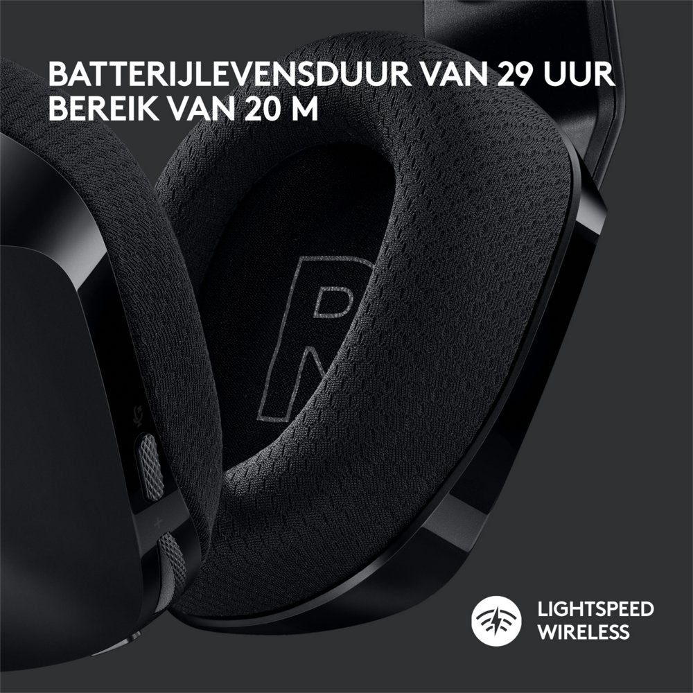 Logitech G G733 LIGHTSPEED Wireless Gaming Headset | RGB | Zwart - Matmuis