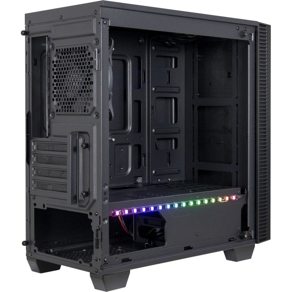Inter-Tech X-608 Infinity | Micro Tower Behuizing | Zwart - Matmuis