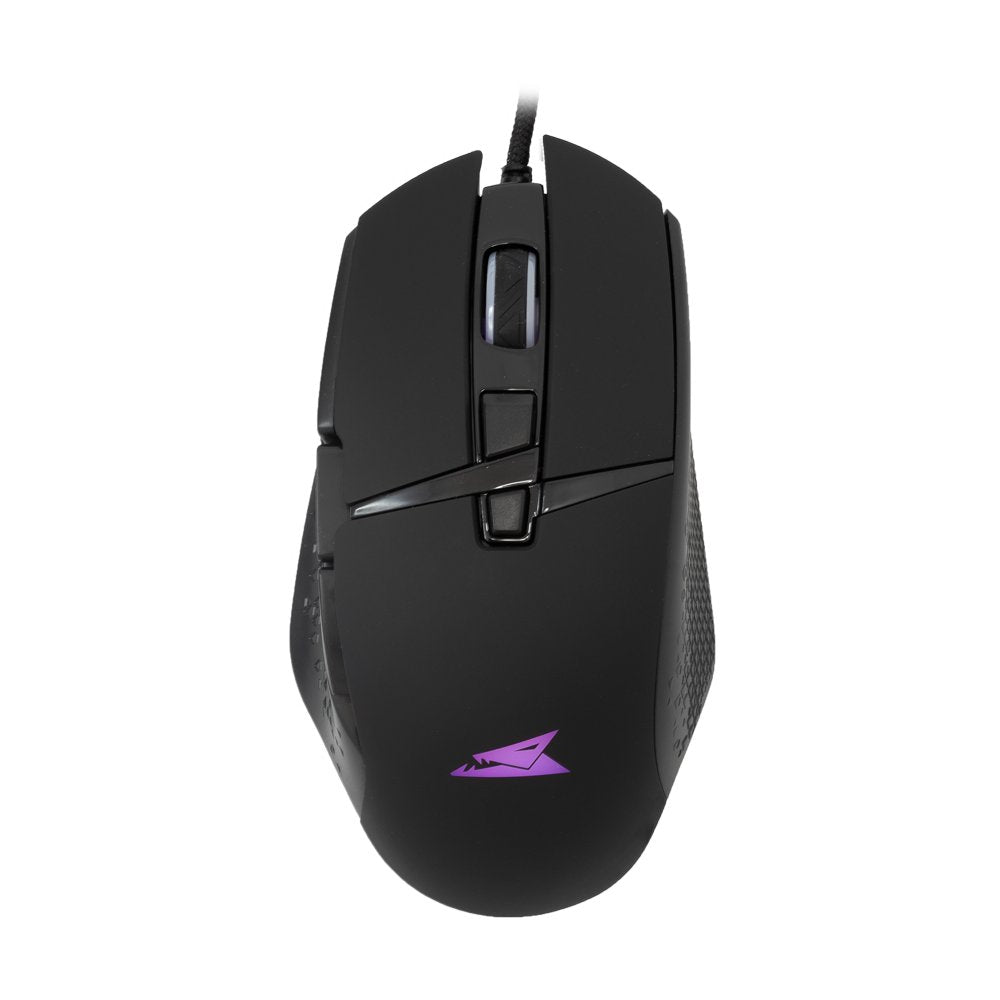 Baracuda RAPTOR RGB | Bedrade Gaming Muis | USB-A | 6400 DPI | Zwart - Matmuis