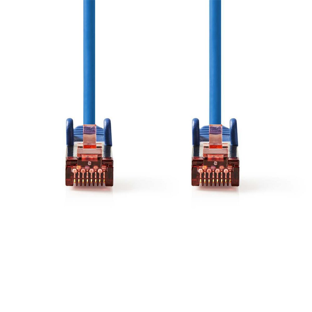 Nedis netwerkkabel | Cat6 | S/FTP (S-STP) | 2 m | Blauw | CCGP85221BU20 - Matmuis - Matmuis