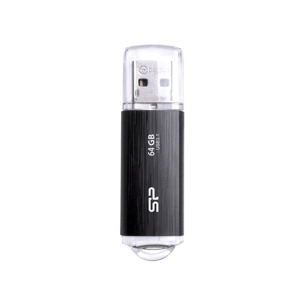 Silicon Power Blaze B02 | 64GB USB-A 3.2 Flash Drive | Zwart - Matmuis